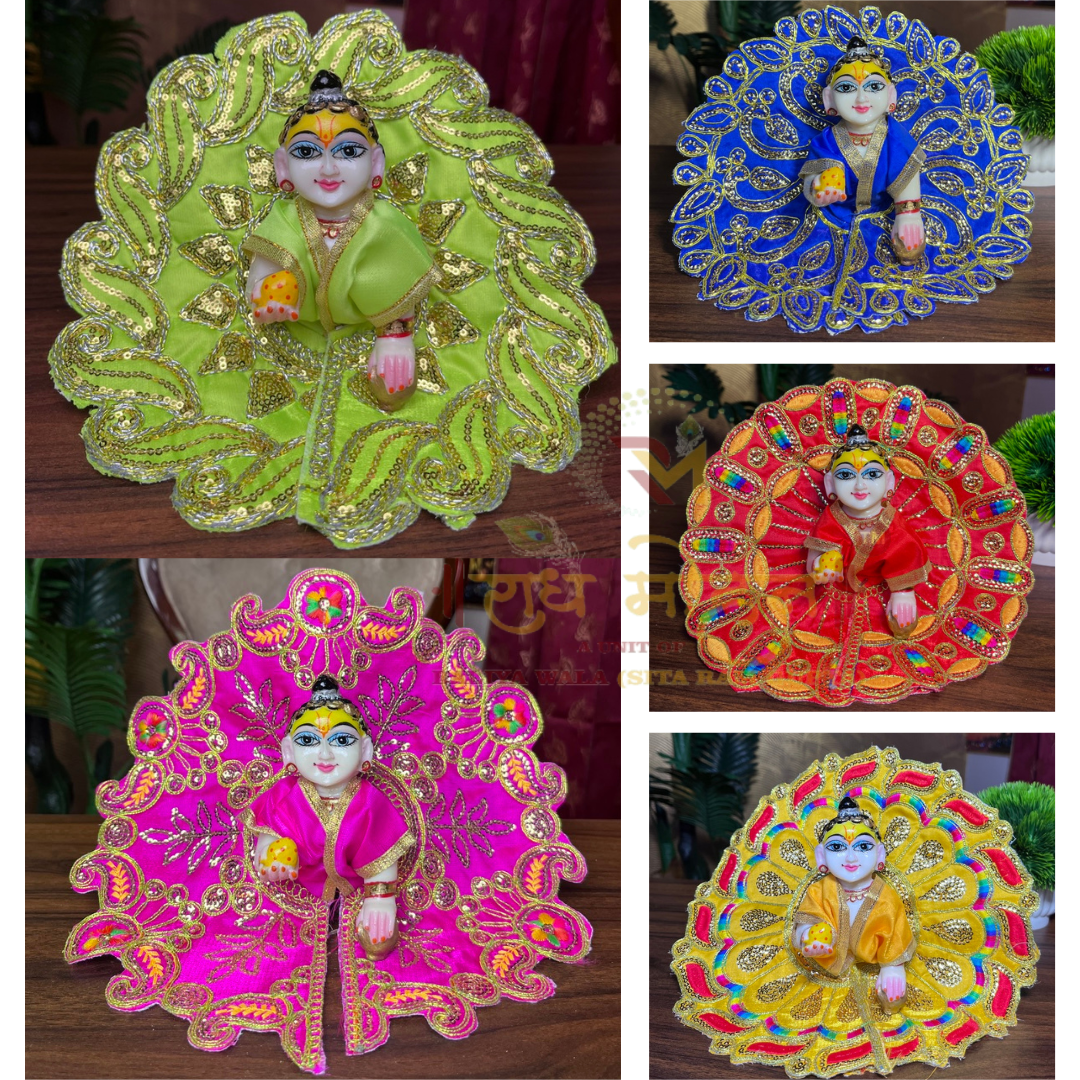 Cut Work Embroidery Combo (Set of 5) (Random Color and Design)