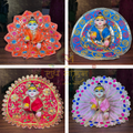 Ladoo Gopal Embroidery Set (4 pcs) (Random Color and design)