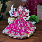 Premium Megenta Pink Embroidery Coupy Lehnga Dress