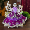 Premium Heavy Purple Colour Matching Lehenga Patka Set
