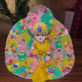 Premium Multicolour Heavy Ladoo Gopal Dress With Pagdhi